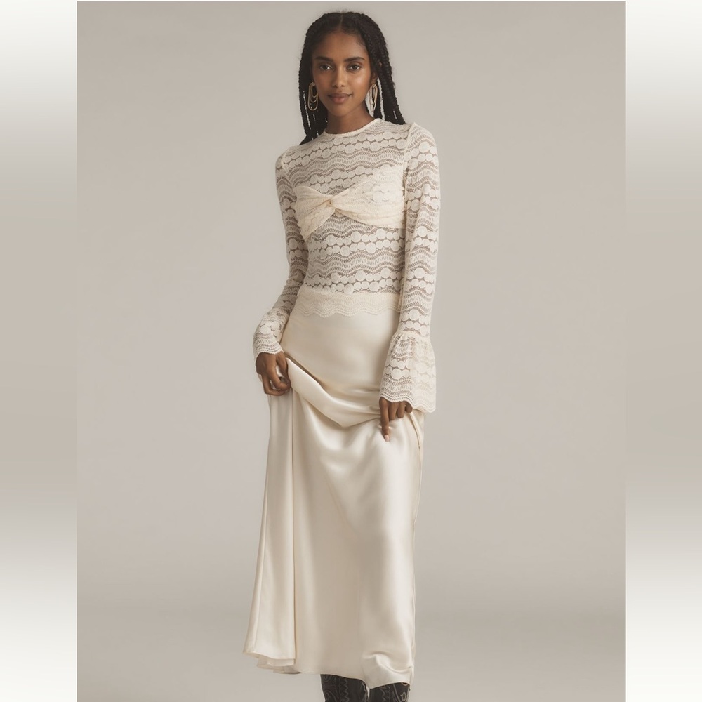 Anthropologie Sarah Hann Joslyn Lace Top✨